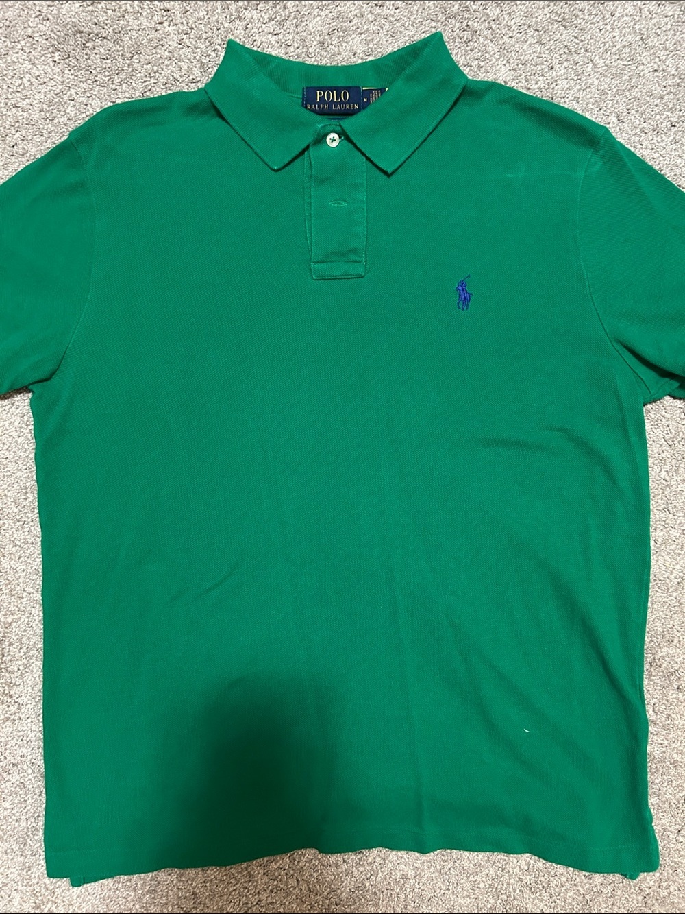 Vintage Polo Ralph Lauren Classic Slim Fit Green Polo